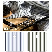Cod. 10739 - Mantella Taglio Gordon righe Blu